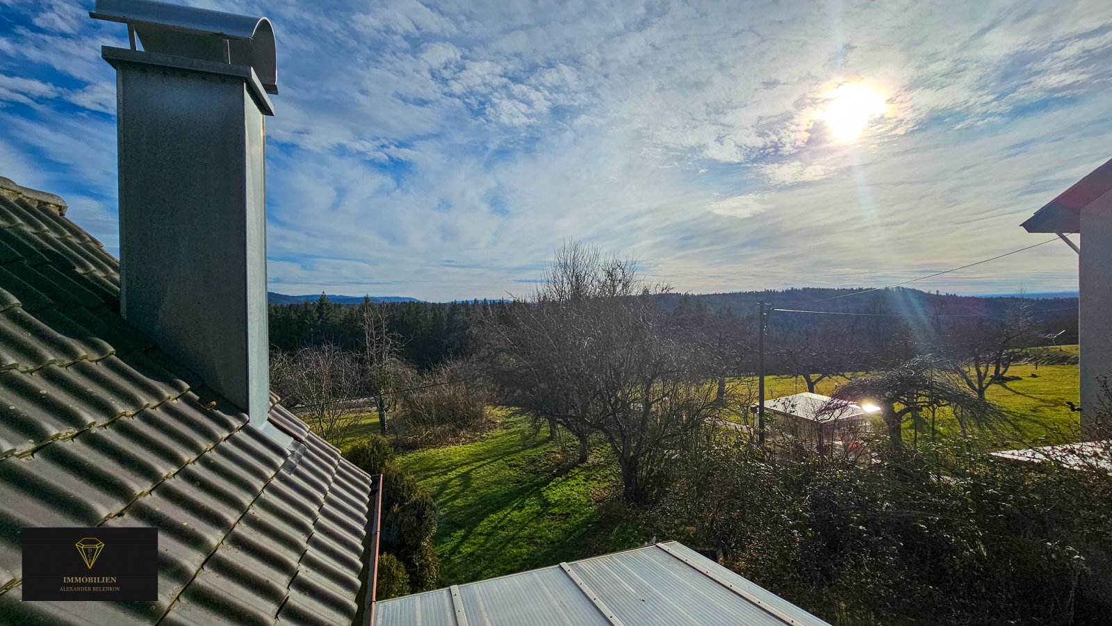 wunderschöner Blick in den Garten