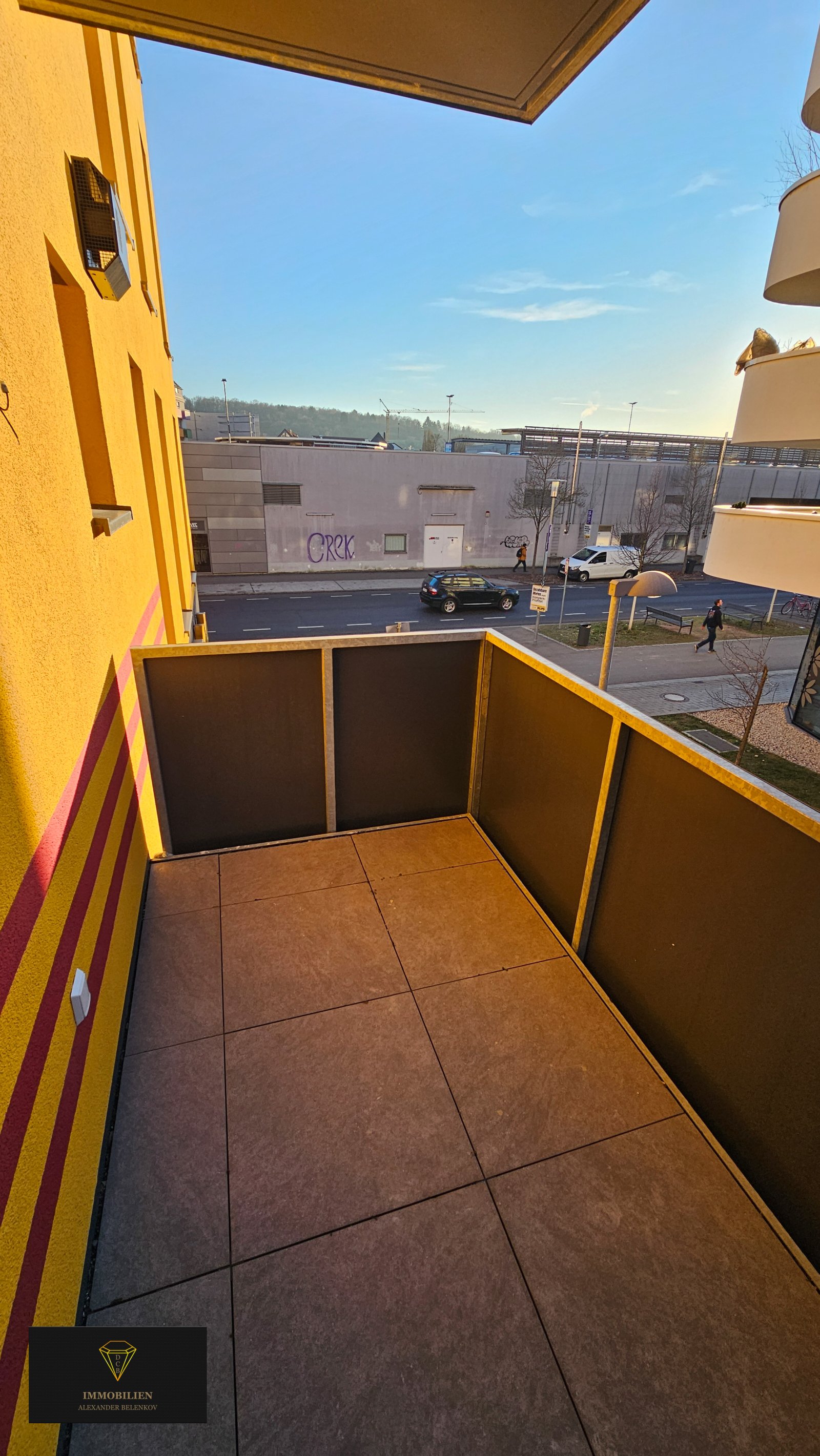 Aussicht Balkon im ersten Stock