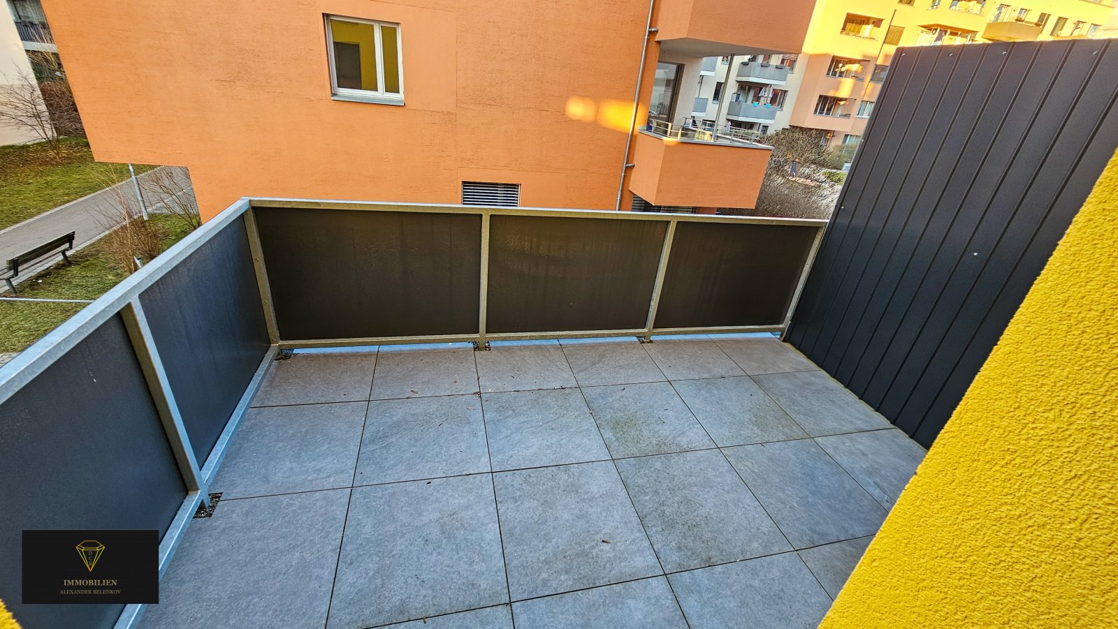 Dachterrasse im ersten Stock