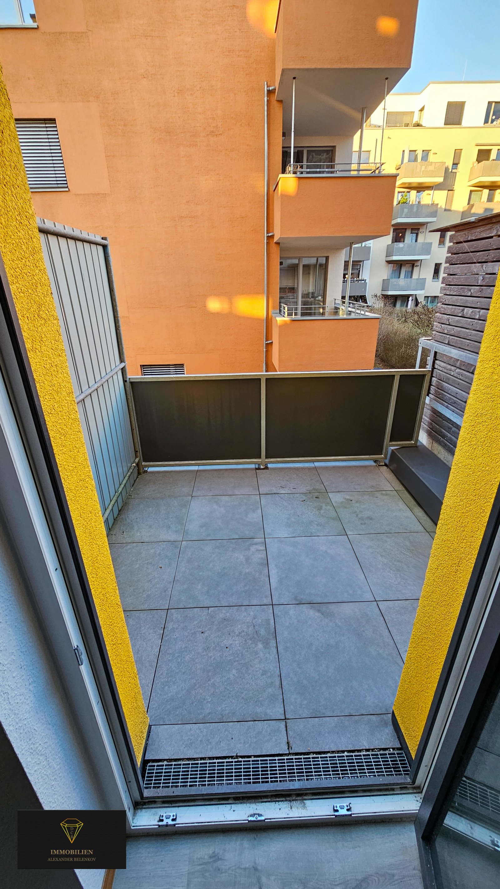 Dachterrasse im ersten Stock